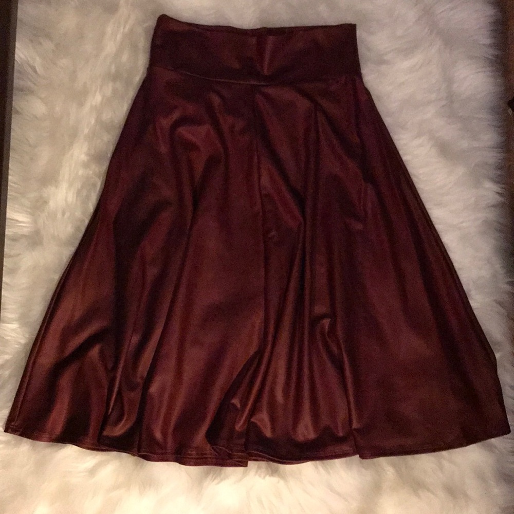 Leather skirt